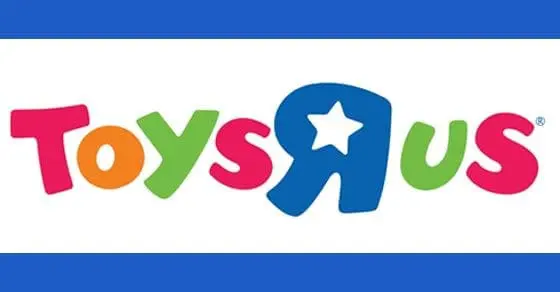 Toys R Us logo.