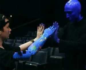 Blue Man Group Delivers a Robotic Arm