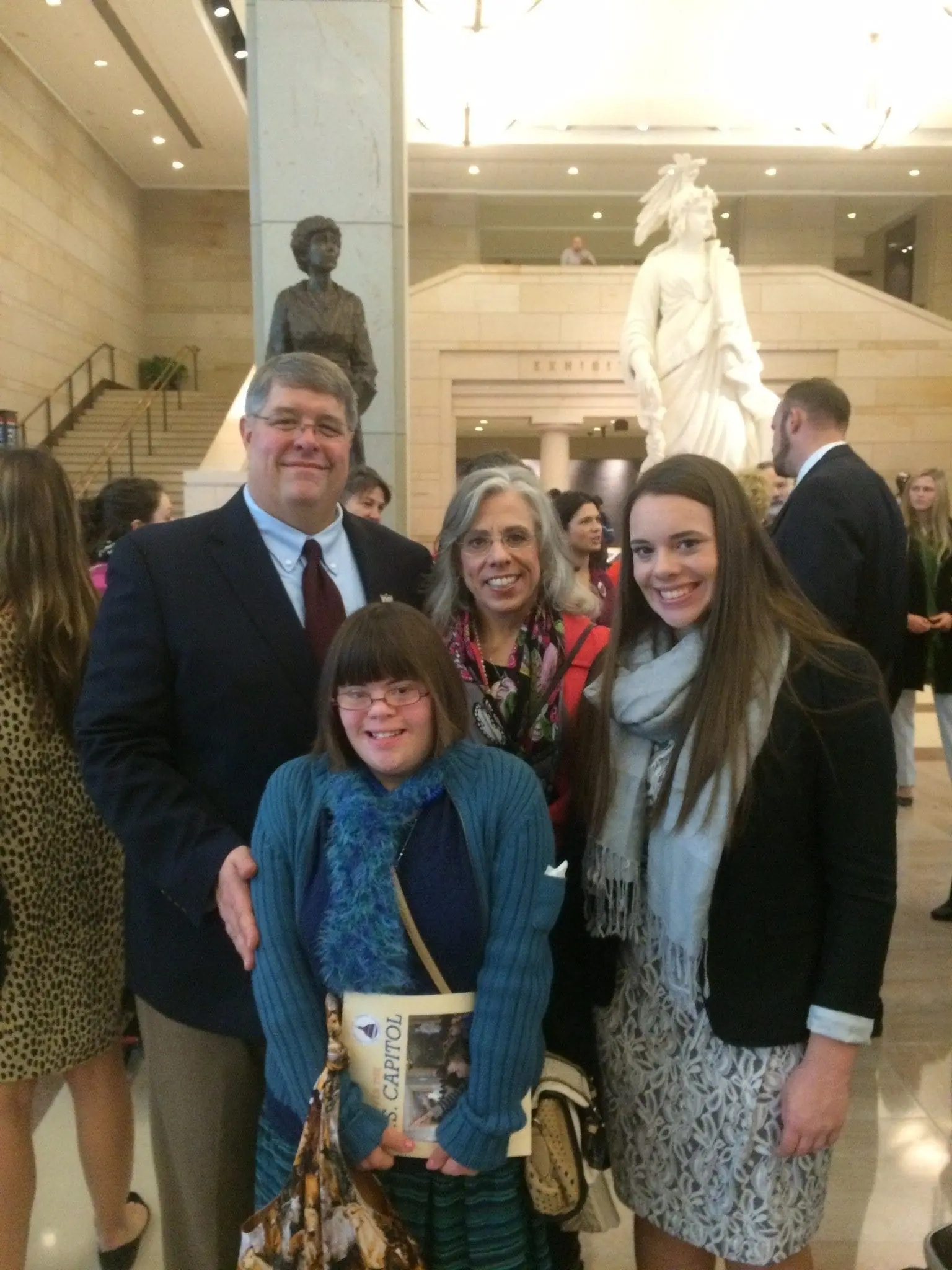 Stephen E. Beck, Jr. with his wife Catherine and their daughters.