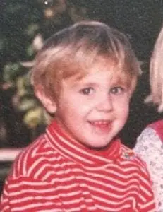 Patrick smiling.