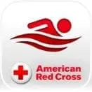 American Red Cross logo with a swimmer icon.