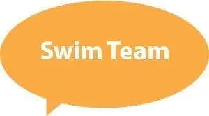 Swim Team text bubble