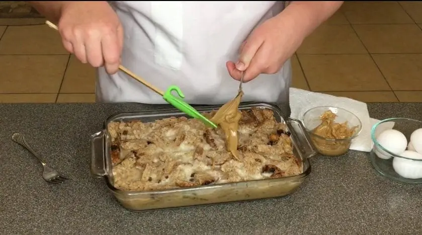 Peanut & Apple Butter French Toast Bake Step 3
