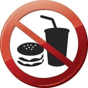 No fast food or sugary drinks allowed