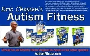 Eric Chessen's Autism Fitness book collection with Chessen speaking