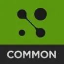 Common app logo with abstract connection graphic.