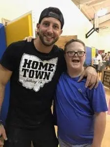 Sammy Callari and Parker Seward smiling for a photo.