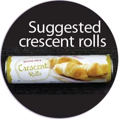 Crescent rolls in a Trader Joe's package.