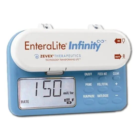 EnteraLite Infinity feeding pump.