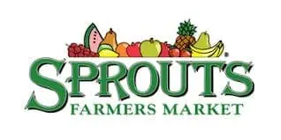 Sprouts Farmers Market logo with fruit illustration