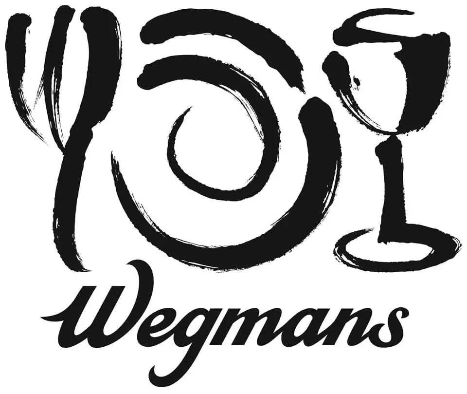 Wegmans logo with cutlery and wine glass