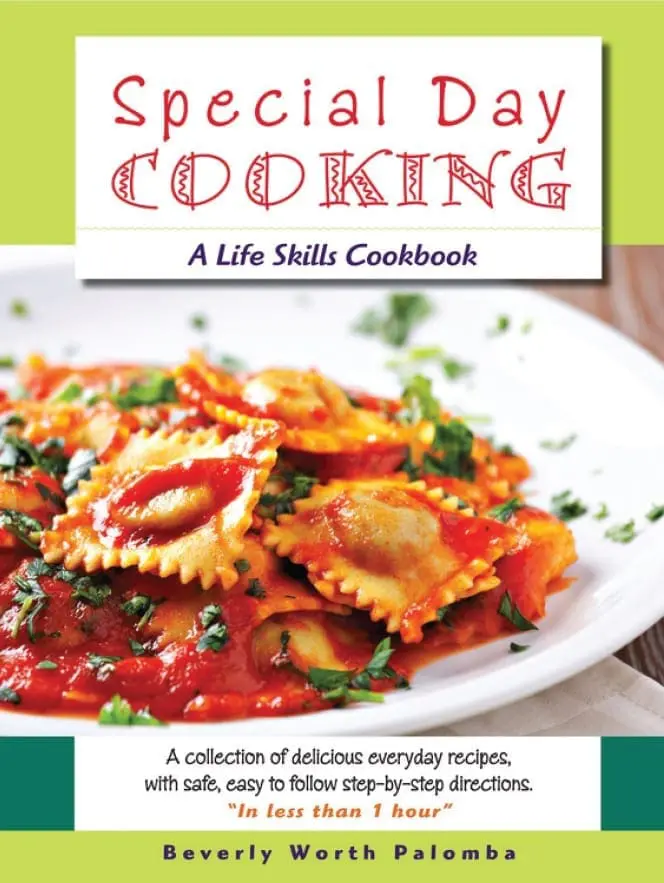 Special Day Cooking: A Life Skills Cookbook cover.