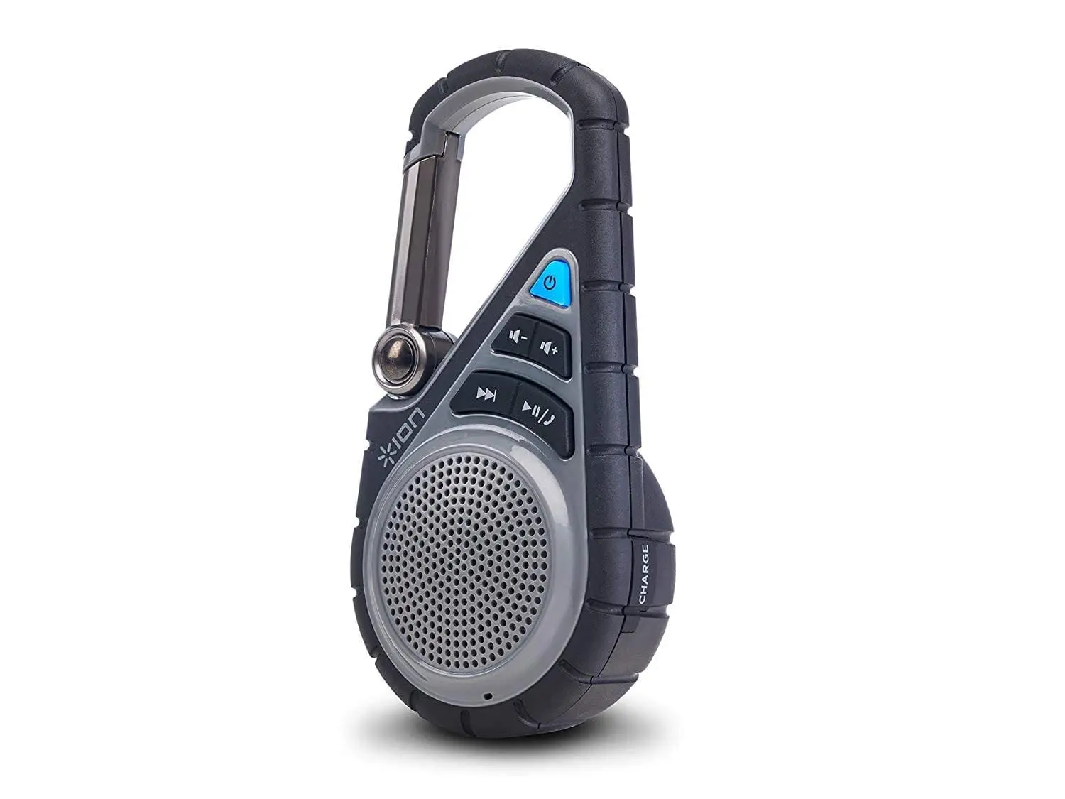 Ion Clipster UltraPortable Bluetooth Speaker with built-in clip.