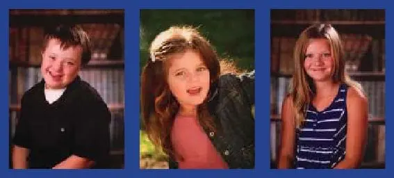 Lucas, Cameron, and Brooklyn Johnstone posed for separate photos.