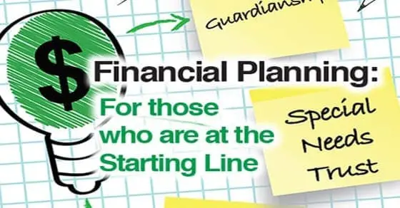 Financial planning for those at the starting line with a lightbulb and dollar sign.