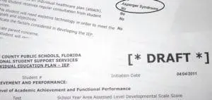 Requests Prior to IEP Meetings: Eval Reports and Draft IEPs