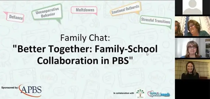 Family Chat Better Together Family School-Collaboration in PBS