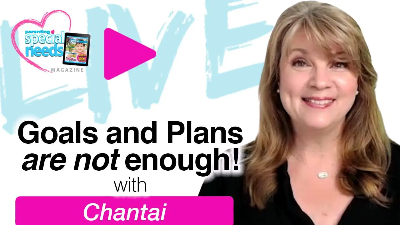 Chantai smiling with "Goals and Plans are not enough!" text.