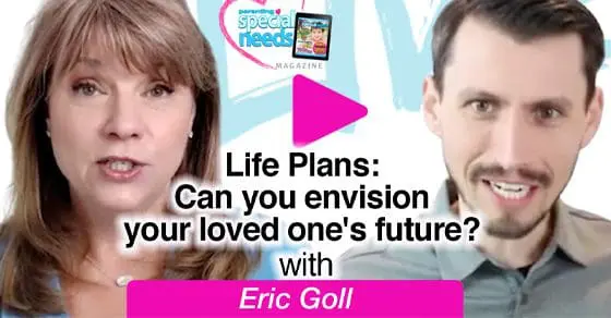 A woman and a man are shown with text overlaying the image.