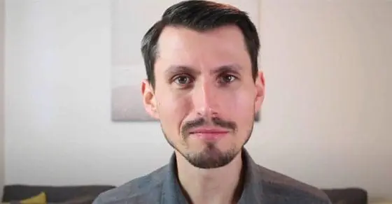Eric Goll looking at the camera.