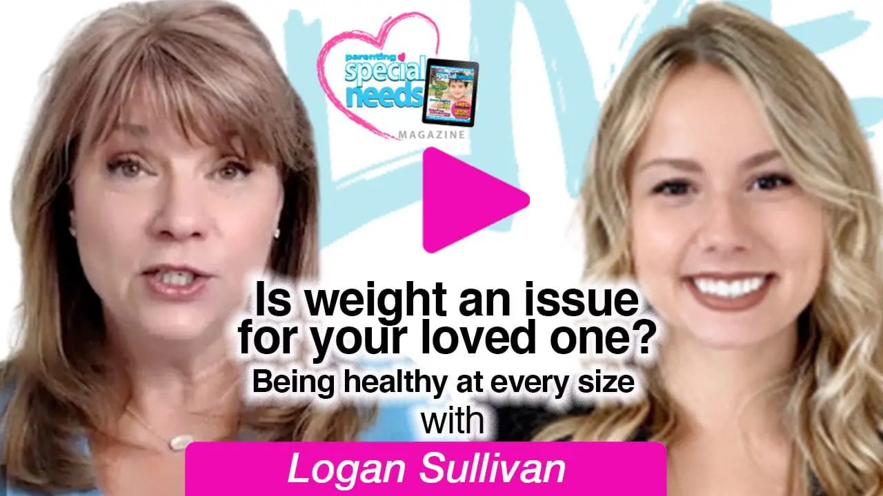 Logan Sullivan and another woman discuss weight and health.