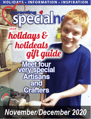 Parenting Special Needs magazine cover, November/December 2020 issue.
