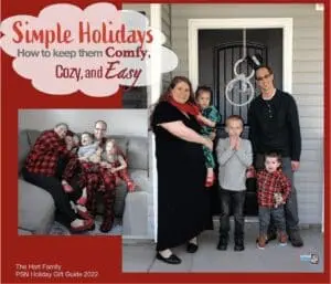 The Hart Family on the cover of the PSN Holiday Gift Guide 2022.