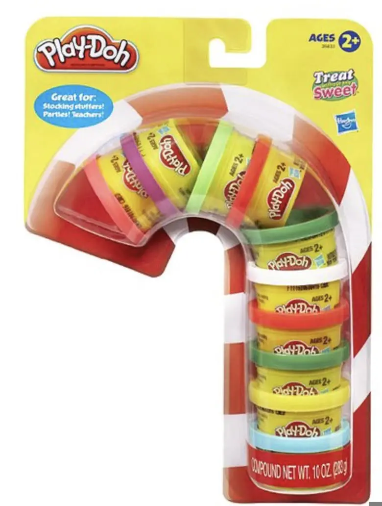 Play-Doh Treat Sweet set with multiple small tubs of Play-Doh.