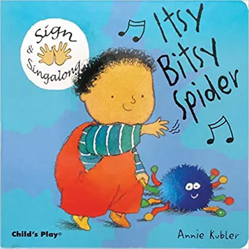 Itsy Bitsy Spider book cover by Annie Kubler.