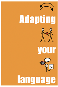 Adapting your language title card with communication icons
