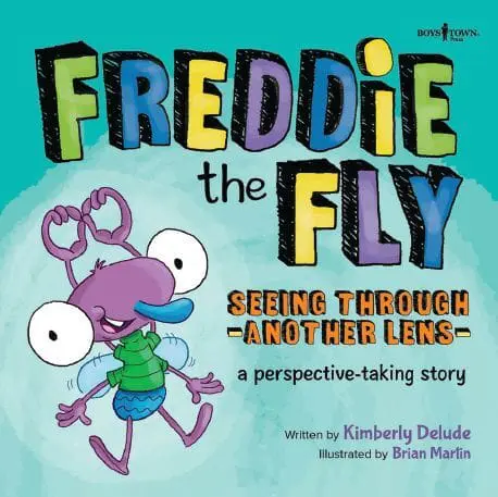 Freddie the Fly Seeing Through Another Lens book cover with cartoon fly character