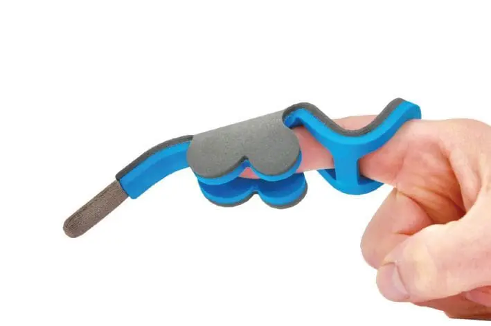 ShapeIt Strap Stylus attached to a finger
