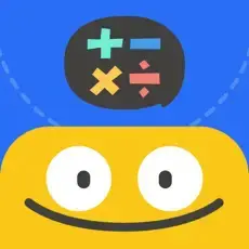 Todo Math app icon with a yellow character and math symbols