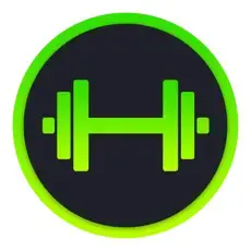 SmartGym app icon with a dumbbell