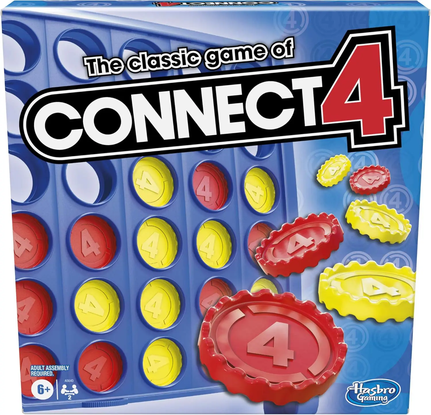 The classic game of Connect 4.