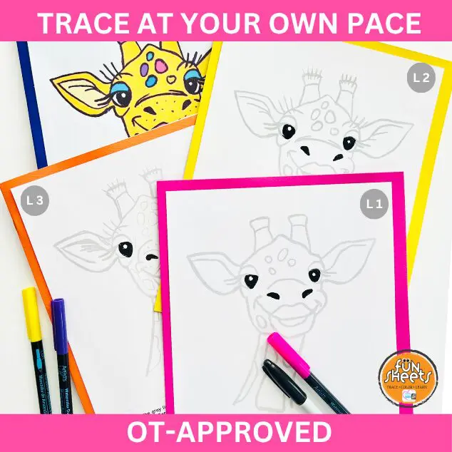 EZY Trace Zany Zoo Animals – Trace, Color & Create Confidence - Image 3