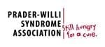 Prader-Willi Syndrome Association logo with the tagline "still hungry for a cure.