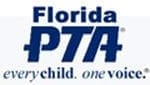Florida PTA logo with the tagline "every child. one voice.