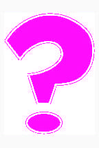 Bright pink question mark symbolizing the uncertainty of future care for family members with special needs.