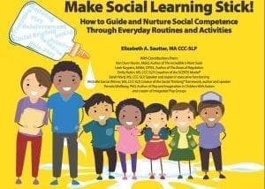 Children of diverse backgrounds stand together with a bottle labeled "social reinforcement" pouring into them.