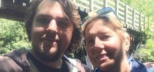Molly Dellinger-Wray and her son Patrick.