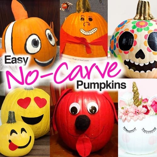 12 Easy No-Carve Pumpkin Decorating Ideas - Parenting Special Needs
