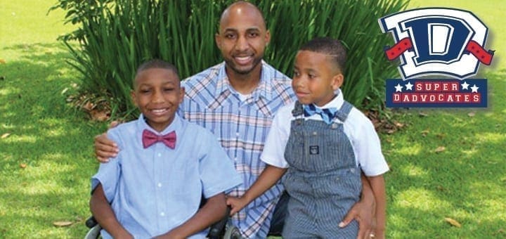 Kelvin Fields with his two sons.