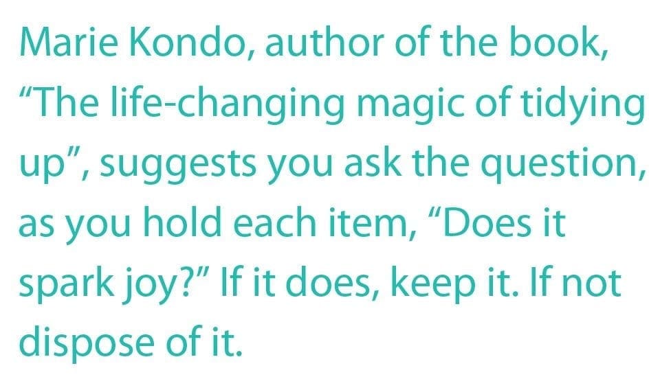 Marie Kondo, author of "The Life-Changing Magic of Tidying Up.
