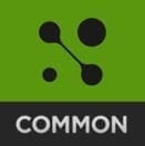 Common app logo with abstract connection graphic.