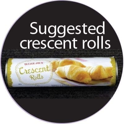 Crescent rolls in a Trader Joe's package.