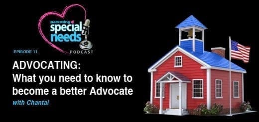 Podcast episode cover for "Advocating: What you need to know to become a better Advocate" with a schoolhouse graphic.