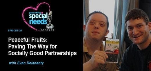 Podcast cover for Peaceful Fruits featuring Evan Delahanty.