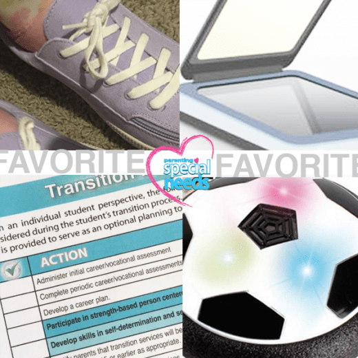 Collage of a shoe, scanner, checklist, and hover ball.