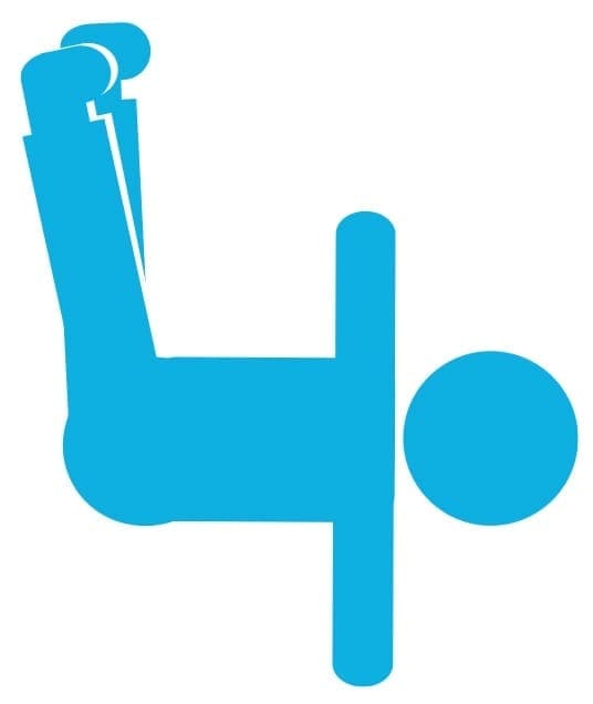 Person in Legs Up the Wall Pose